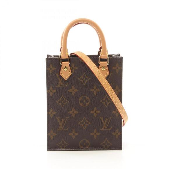 LOUIS VUITTON Brown Monogram Leather Bag - Picture 1 of 8